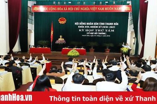 Thông báo thời gian, nội dung, chương trình kỳ họp thứ 9, Hội đồng nhân dân tỉnh Thanh Hóa khóa XVII, nhiệm kỳ 2016-2021