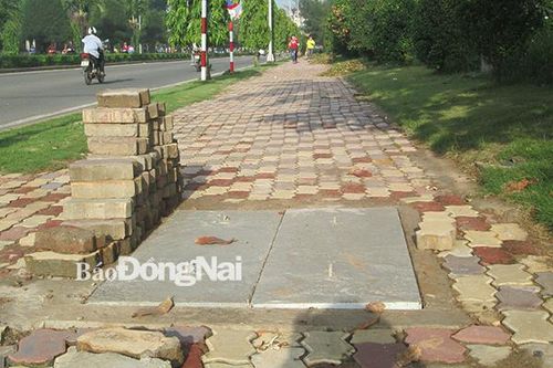 Hố đã có nắp