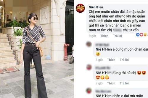Không chỉ mặc quần đẹp miễn chê, H'Hen Niê còn tận tình tư vấn cách kéo chân cho chị em thế này