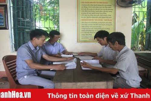 Xã Thiệu Tiến làm tốt công tác hòa giải ở cơ sở