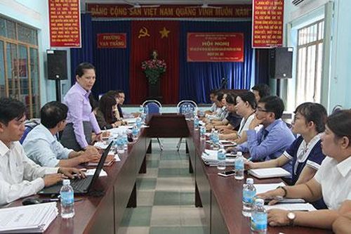 Kiểm tra công tác cải cách hành chính tại phường Vạn Thắng
