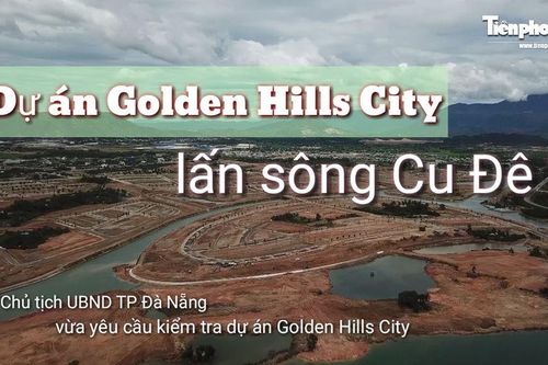 Dự án lấn sông Cu Đê nhìn từ trên cao