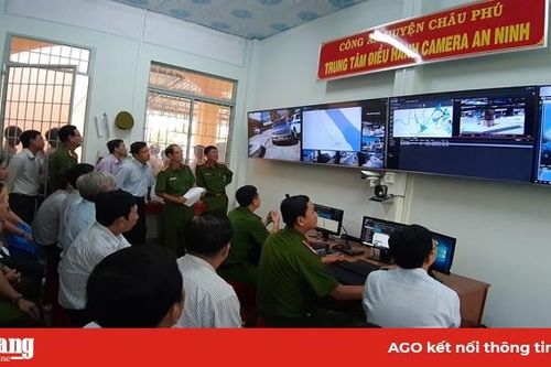 Sơ kết mô hình 'Camera an ninh phòng, chống tội phạm' tại Châu Phú