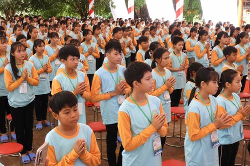 Gia Lai: Hơn 500 thanh thiếu niên tham gia Khóa tu mùa hè