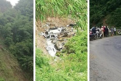 Sơn La: Xe tải mất lái lao xuống vực sâu 200 mét khiến tài xế tử vong