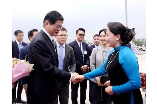Chủ tịch Quốc hội Nguyễn Thị Kim Ngân bắt đầu chuyến thăm chính thức CHND Trung Hoa