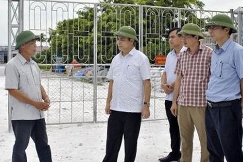 Kiểm tra công tác chống dịch tả lợn Châu Phi tại Lâm Thao, Thanh Ba