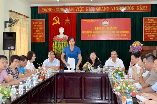 Thực hiện tốt công tác tuyên truyền về Đại hội đại biểu MTTQ Việt Nam tỉnh Tuyên Quang lần thứ XIV
