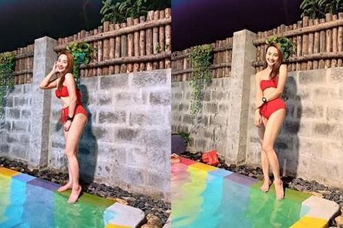 Bảo Thanh 'Về nhà đi con' được khen vòng eo bé hơn Ngọc Trinh