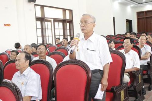 Hội Cựu chiến binh tỉnh đối thoại với cán bộ Hội Cựu chiến binh các cấp thành phố Tam Điệp