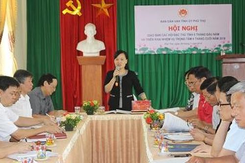 Giao ban các hội đặc thù triển khai nhiệm vụ 6 tháng cuối năm