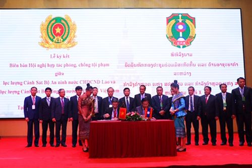 Việt Nam và Lào tăng cường hợp tác phòng chống tội phạm