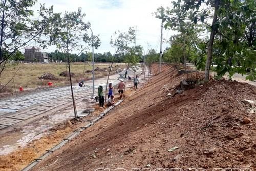 Nghệ An: Ngang nhiên xây dựng công trình khi chưa được cấp phép