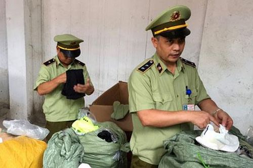Thu giữ nhiều hàng hóa nhập lậu gắn mác 'Madein Vietnam'