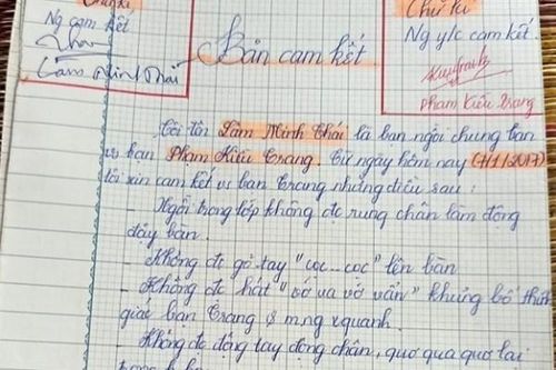 Bản cam kết 'đánh thức' tình bạn
