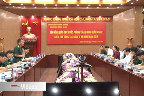 Quân khu 2 kiểm tra công tác giáo dục quốc phòng, an ninh của tỉnh