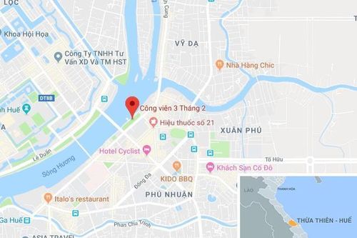 Đặt tượng 'Người đàn ông cúi chào' ở công viên cạnh sông Hương