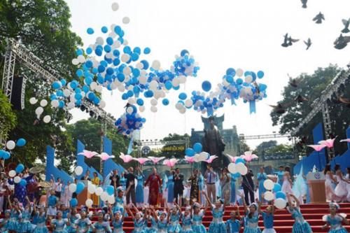 Hà Nội: Nhiều hoạt động văn hóa kỷ niệm 20 năm 'Thành phố vì hòa bình'