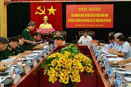 Triển khai nghiêm túc công tác chuẩn bị đại hội đảng các cấp trong Đảng bộ Quân đội