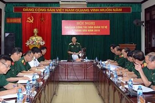 Cục Dân quân tự vệ - Bộ Tổng Tham mưu triển khai nhiệm vụ 6 tháng cuối năm 2019
