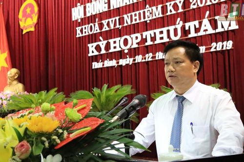 Giám đốc Sở Nội vụ được bầu giữ chức Phó Chủ tịch UBND tỉnh Thái Bình