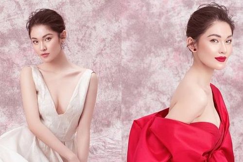 Á hậu Thùy Dung diện váy xẻ sâu, táo bạo khoe vòng 1 gợi cảm trong loạt ảnh mừng sinh nhật