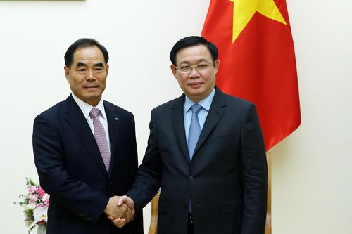 Phó Thủ tướng Vương Đình Huệ tiếp Chủ tịch Tập đoàn KRC