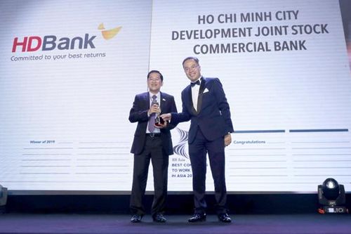 HDBank vào danh sách 'Nơi làm việc tốt nhất châu Á'