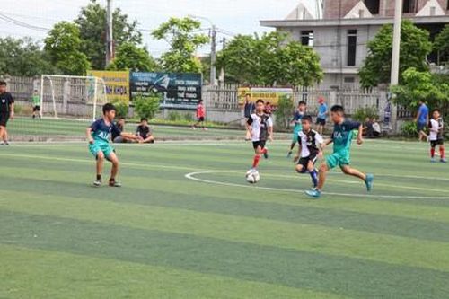 Khai mạc giải bóng đá nhi đồng thành phố Ninh Bình năm 2019