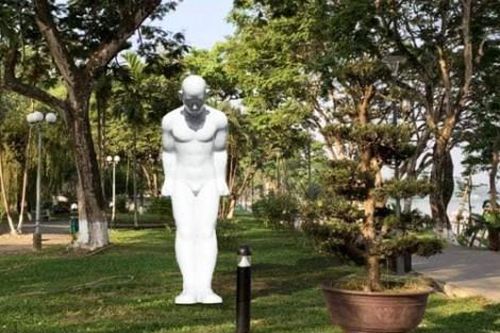 Văn hóa - Nghệ thuật Văn hóa - Nghệ thuật Chốt vị trí đặt tượng 'Người đàn ông cúi chào'