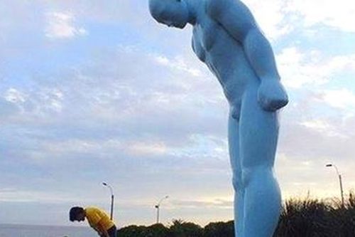 Tượng Greetingman 'khổng lồ' sẽ được đặt bên bờ sông Hương