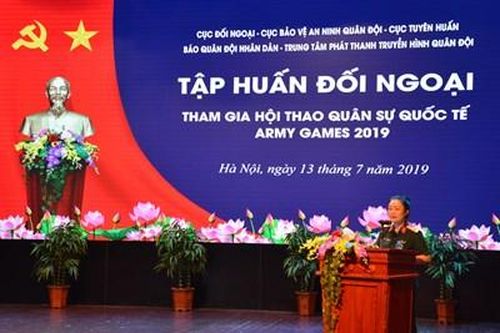 Tập huấn đối ngoại cho các đoàn tham gia Army Games 2019