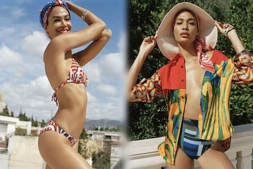 Siêu mẫu cao 1m79 Joan Smalls 'thiêu đốt' nắng hè với áo tắm