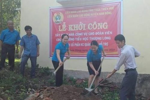 Giáo dục Tin tức giáo dục Hỗ trợ xây nhà công vụ cho giáo viên Trường tiểu học Thượng Long