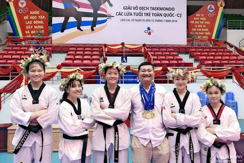 Đoàn Nghệ An đoạt 2 HCV tại Giải Vô địch Taekwondo trẻ toàn quốc
