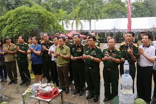 Dâng hương tưởng niệm tri ân các liệt sỹ mặt trận Vị Xuyên - Hà Giang