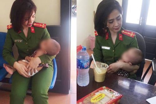 Cảnh sát kịp thời cứu ông bố ẵm con định nhảy cầu Nhật Tân