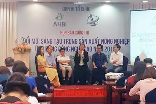 Cuộc thi 'Đổi mới sáng tạo trong sản xuất nông nghiệp ứng dụng công nghệ cao năm 2019'