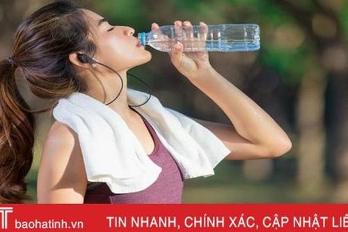 Sai lầm khi bù nước cho cơ thể