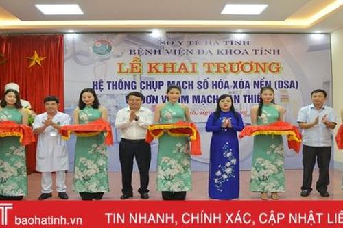 Khai trương đơn vị tim mạch can thiệp đầu tiên tại Hà Tĩnh