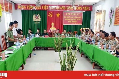 Công an huyện An Phú: Sơ kết công tác phối hợp với Công an 3 huyện giáp biên giới