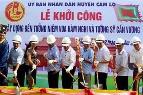 Xây Đền tưởng niệm Vua Hàm Nghi và tướng sĩ Cần Vương