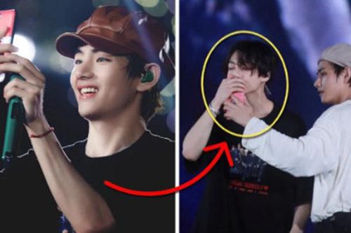 V & Jungkook BTS làm gì với chiếc điện thoại khiến ARMY mơ được là 'dế yêu'