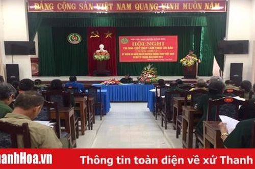 Cựu Thanh niên xung phong huyện Đông Sơn thi đua làm theo lời Bác