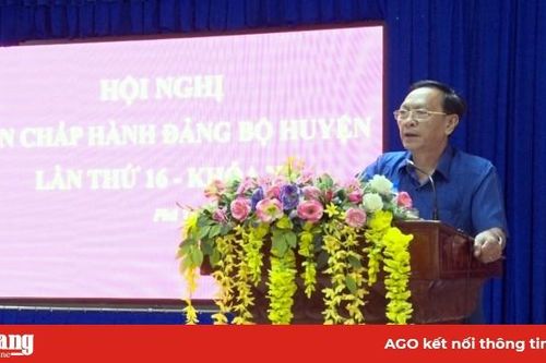 Phú Tân đánh giá kết quả thực hiện nhiệm vụ 6 tháng đầu năm