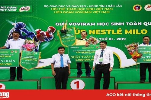 TP.HCM nhất toàn đoàn Giải Vovinam học sinh toàn quốc 2019