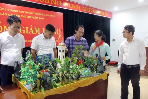 45 sản phẩm được chọn vào vòng chung khảo Cuộc thi Sáng tạo Thanh thiếu niên, nhi đồng tỉnh Lào Cai