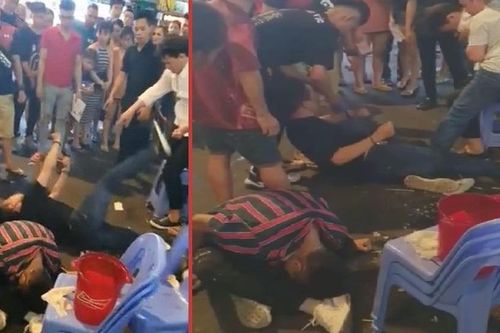 Ba thanh niên sốc bóng cười, giãy đành đạch trên phố Bùi Viện