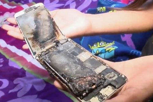 iPhone 6 bất ngờ bốc cháy trên tay bé gái 11 tuổi