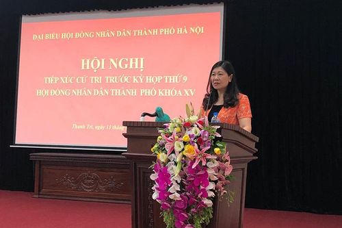 Lịch tiếp xúc cử tri của đại biểu HĐND TP sau kỳ họp thứ 9 HĐND TP Hà Nội khóa XV